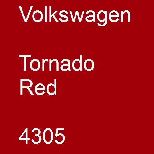 Volkswagen, Tornado Red, 4305.